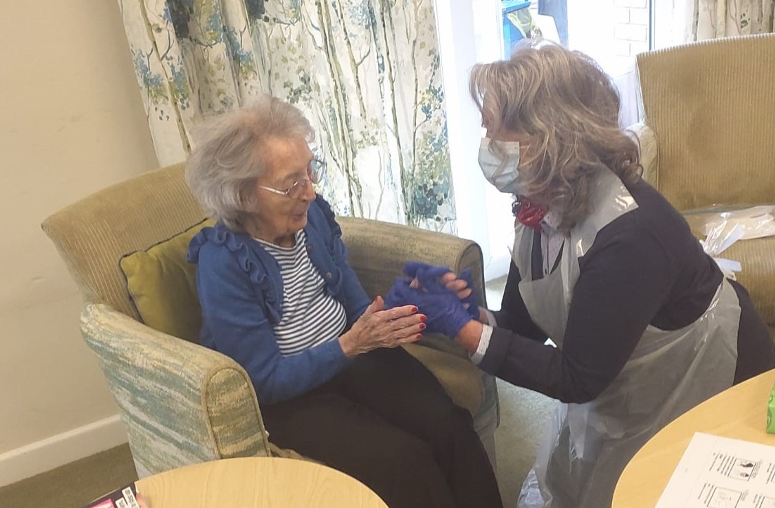 Eccles care home resident reunited with daughter once again