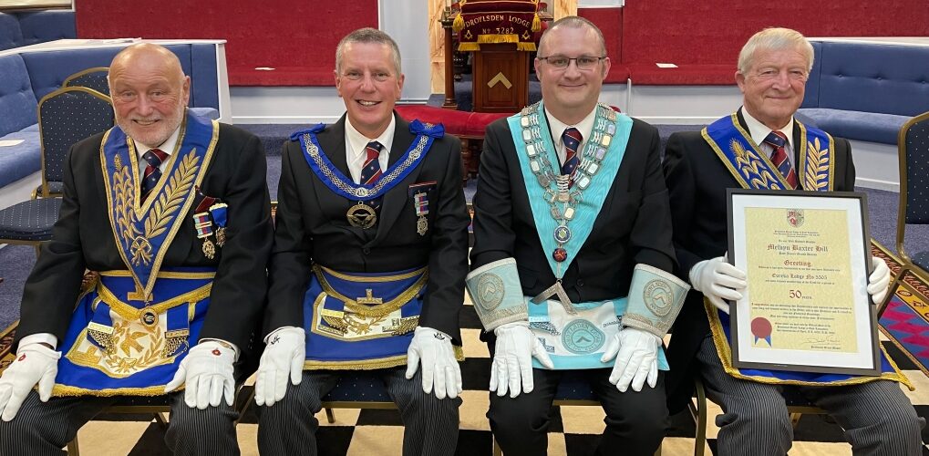 50th Celebration  WBro Melvyn Baxter Hill, PJGD