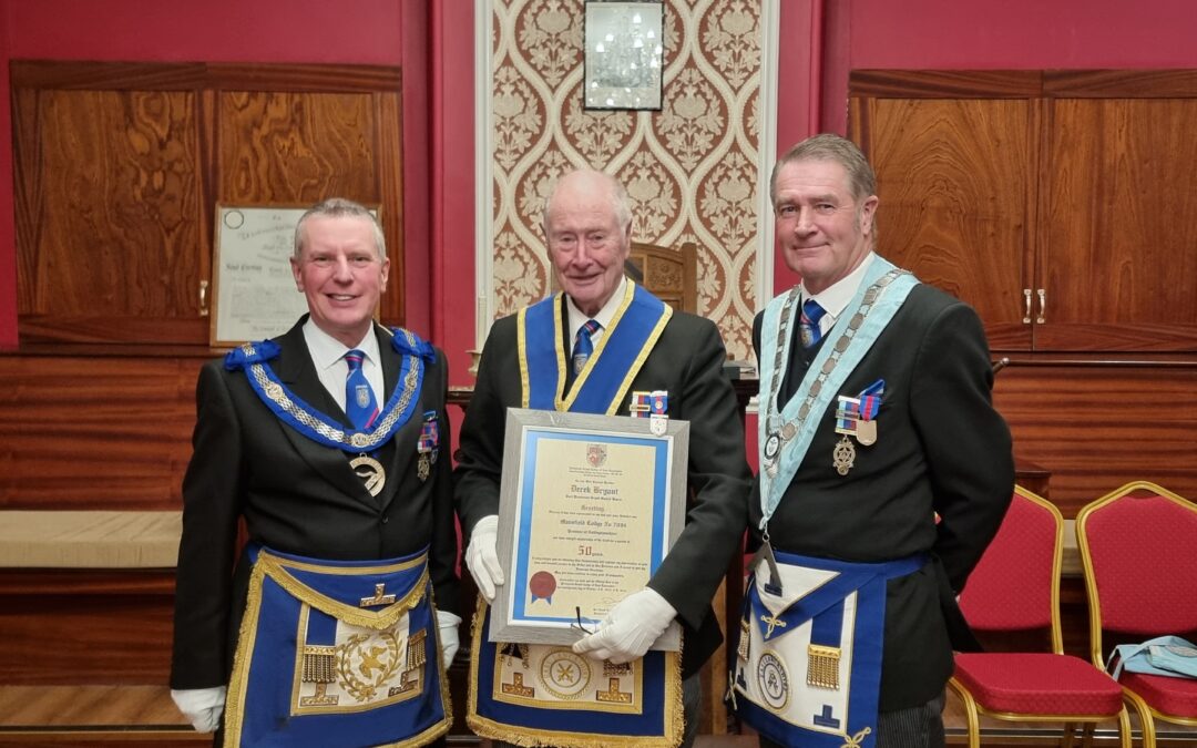 Manchester Mason Celebrates 50 Years! Derek Bryant