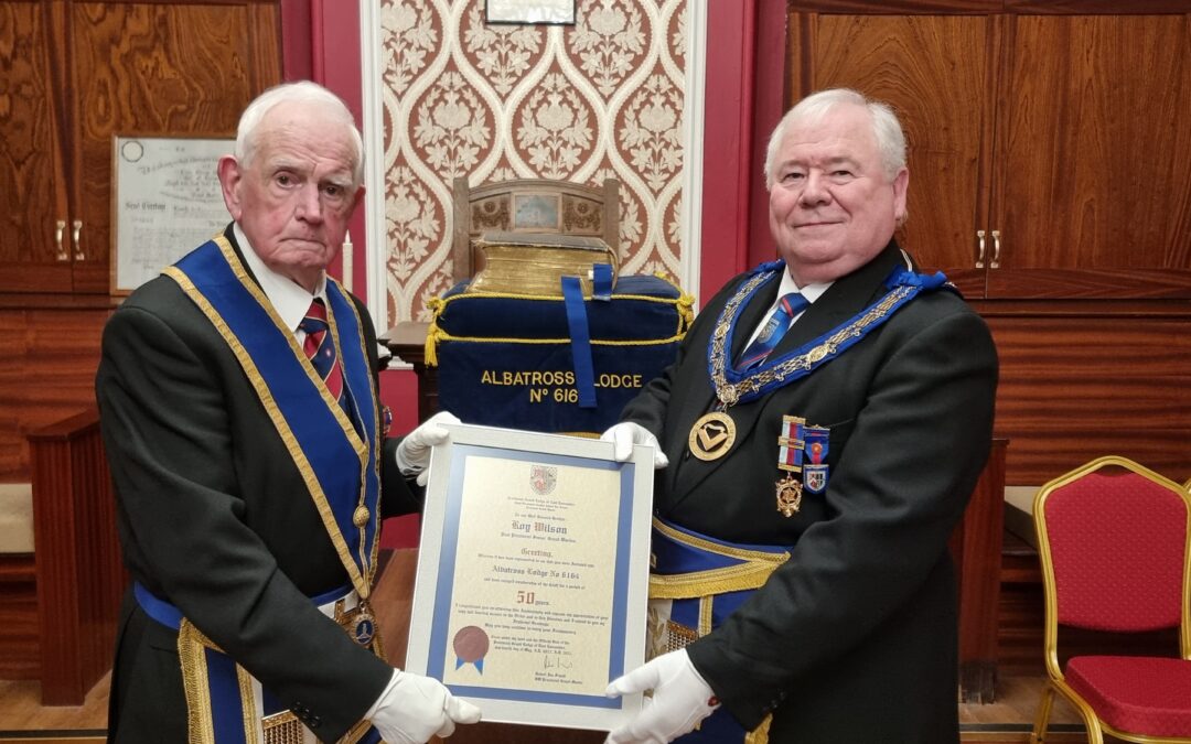 Manchester Mason Celebrates 50 Years! Henry Roy Wilson