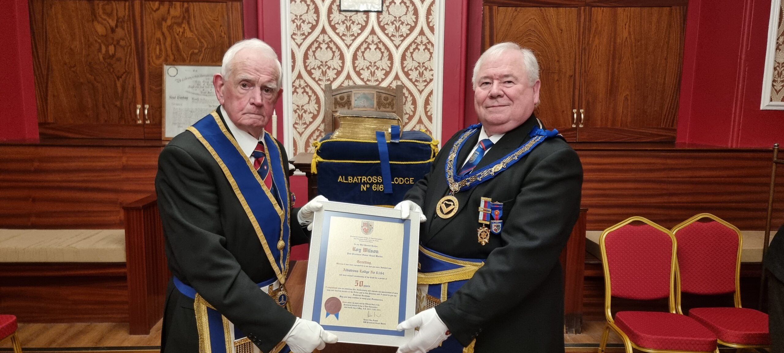Manchester Mason Celebrates 50 Years! Henry Roy Wilson