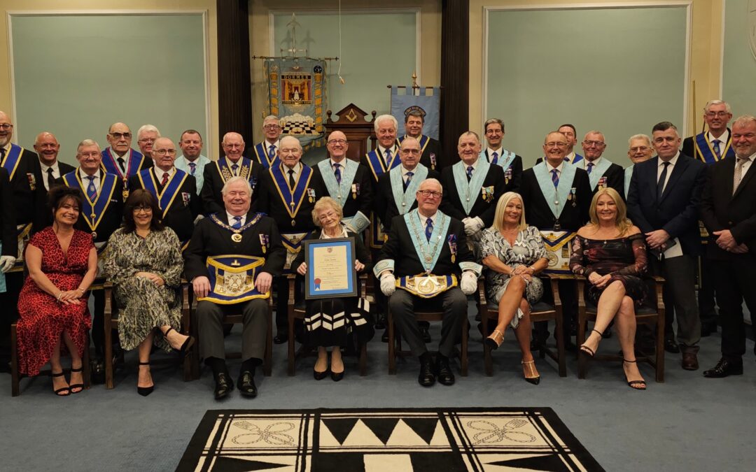Posthumous Celebration of 50 Years in Freemasonry for Manchester Mason Allan Cooke!