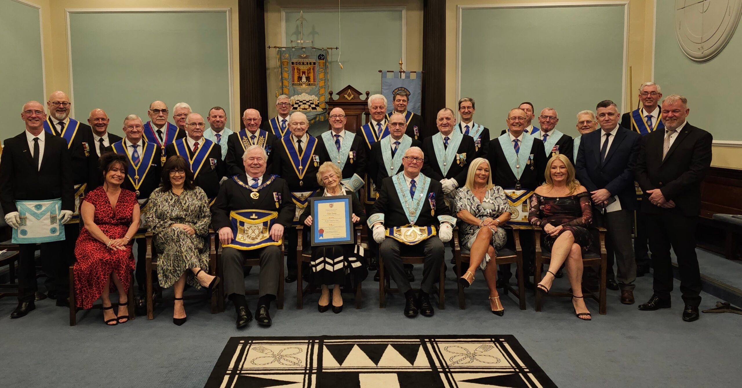 Posthumous Celebration of 50 Years in Freemasonry for Manchester Mason Allan Cooke!