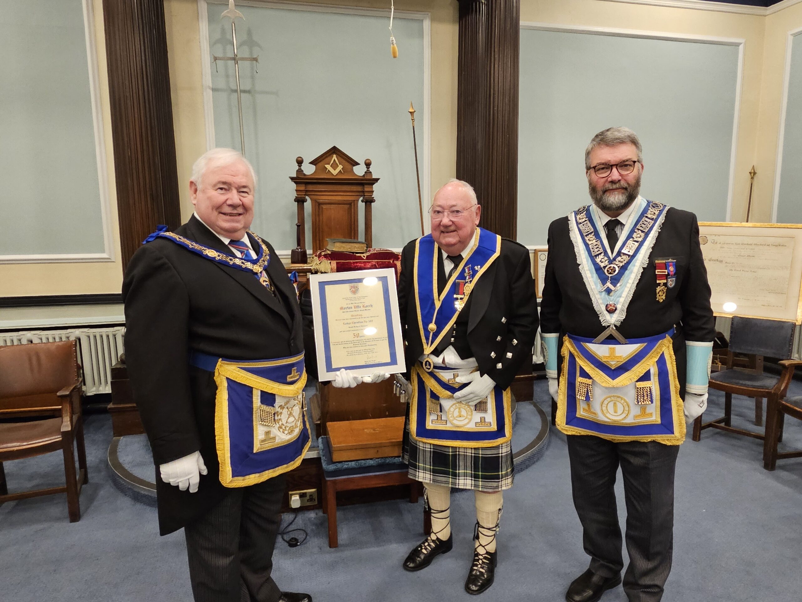 Manchester Mason Celebrates 50 Years! Morten Korch