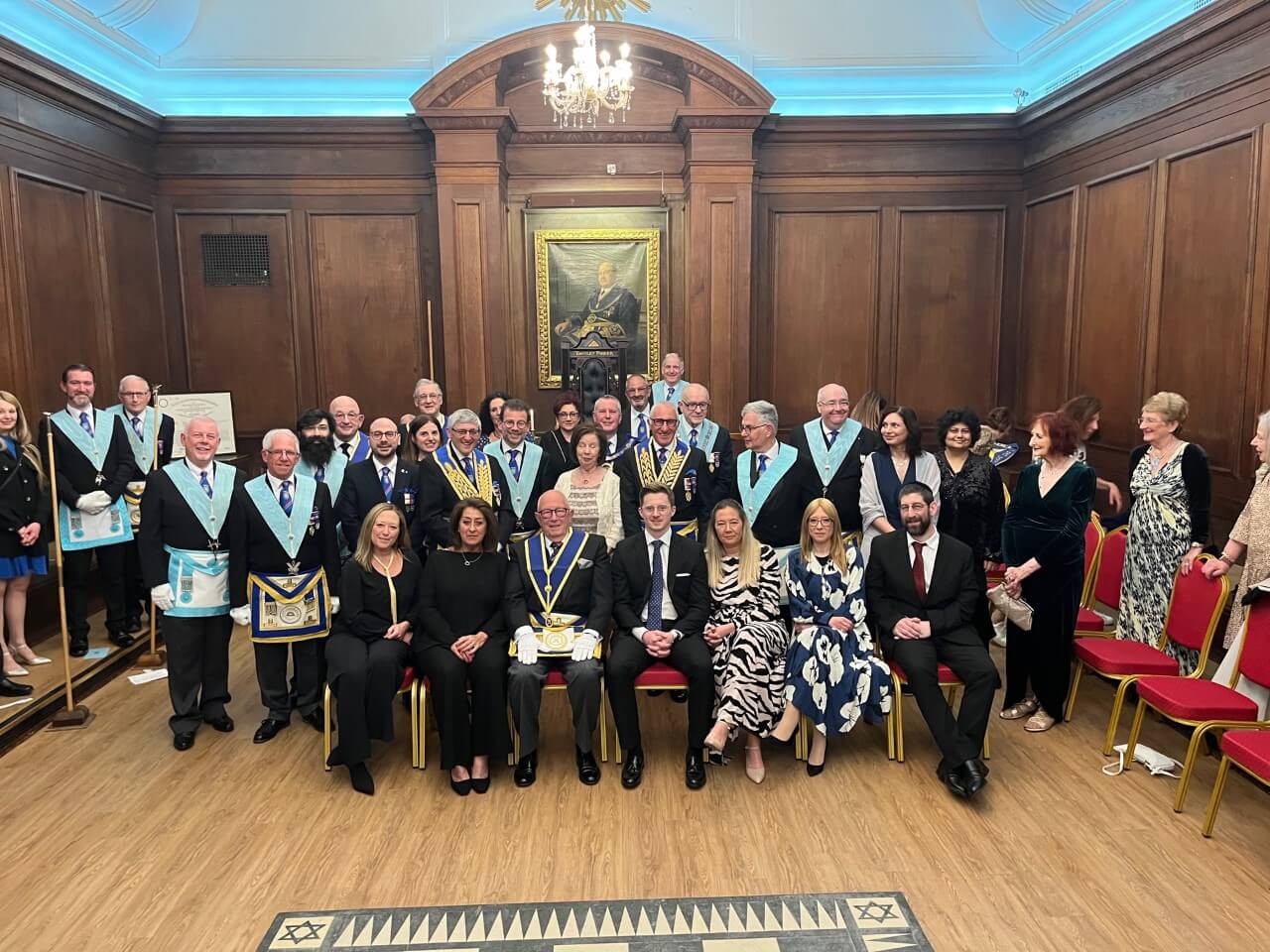 Maccabee Lodge 8947 celebrates W. Bro. Colins 50th year in Freemasonry