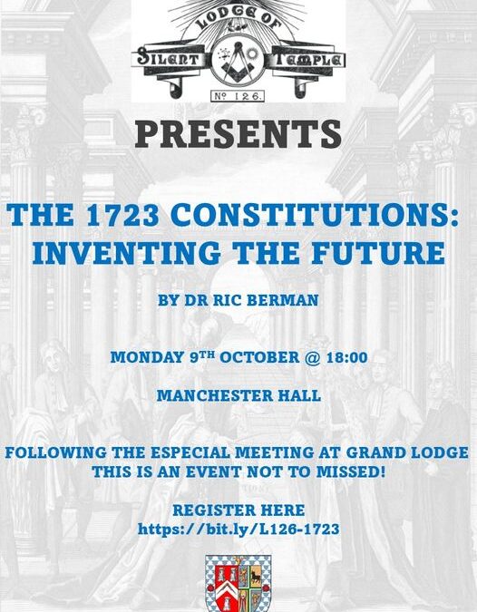 Final Call The 1723 Constitutions: Inventing the Future