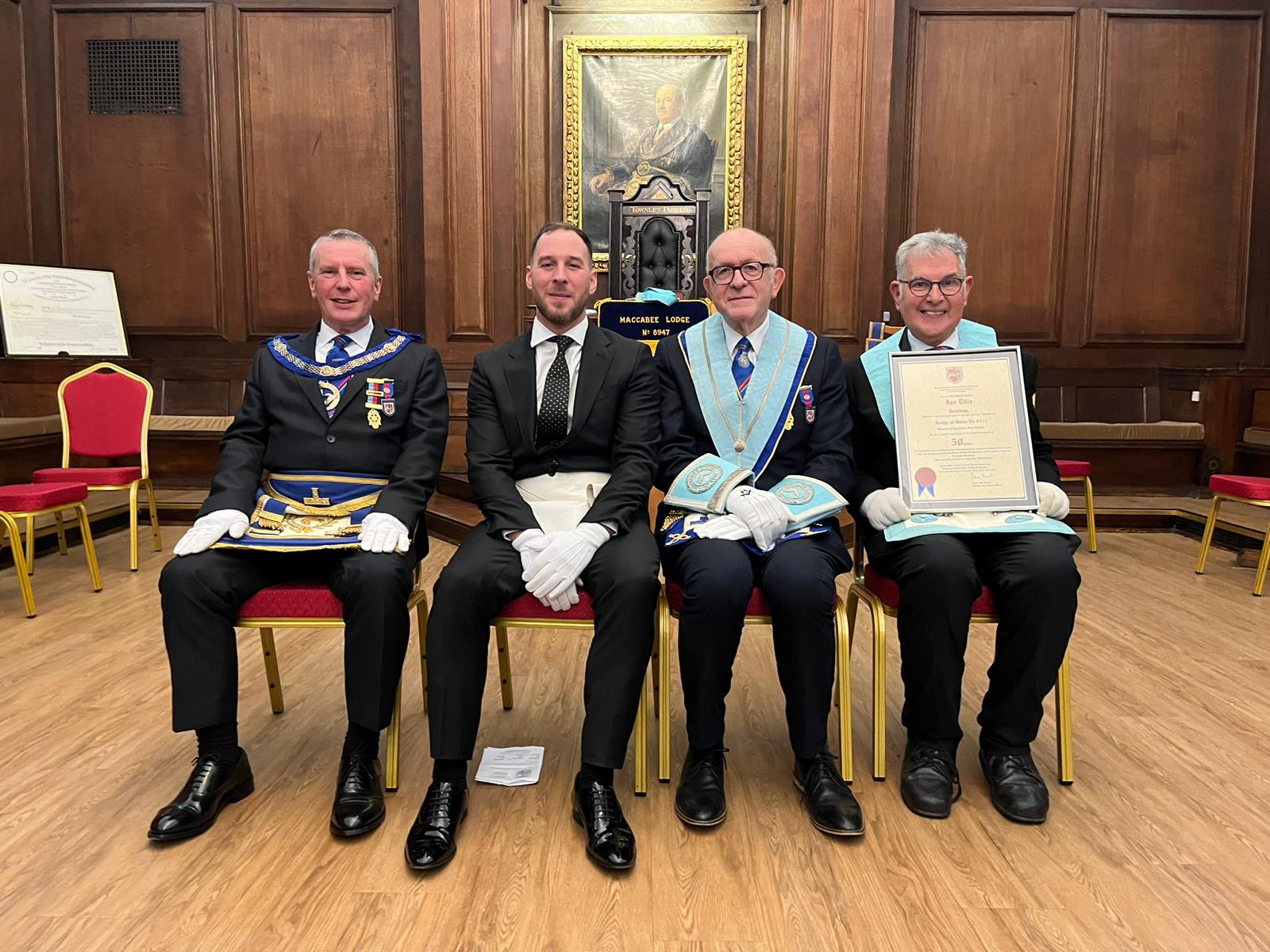 Maccabee Lodge 8947: two celebrations are better than one