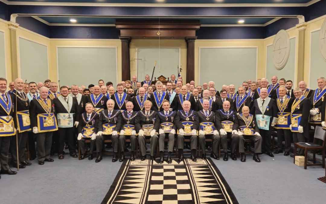 University of Manchester Lodge Hosts Quadruple Initiation