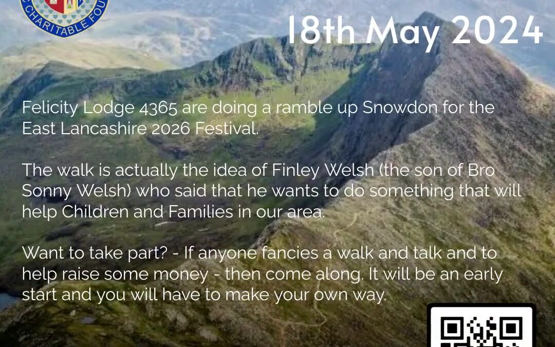 Scaling Snowdon for a Cause: Felicity Lodge 4365’s Charity Ramble