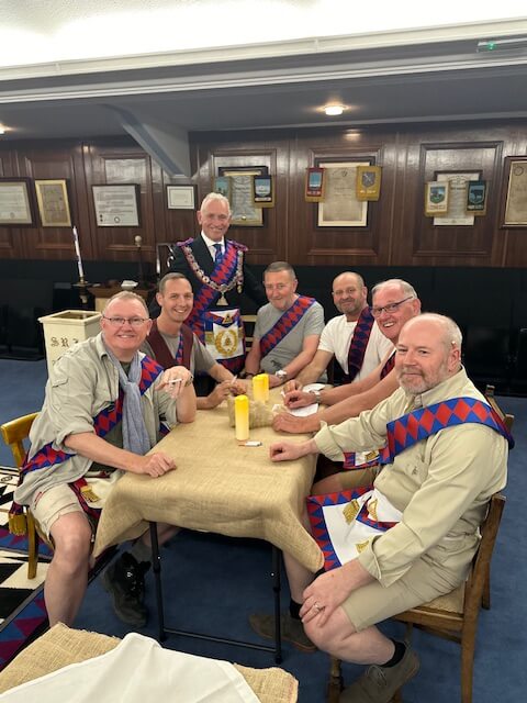 Ain’t half hot mum cast – Ex Officers play POWs