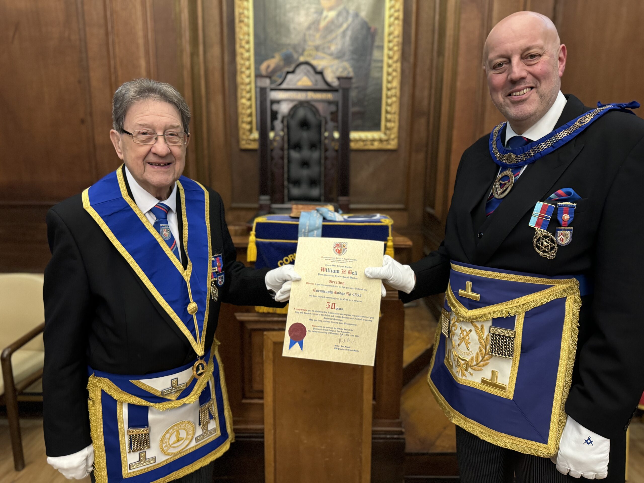 William (Bill) Bell: A Journey Through 50 Years of Freemasonry