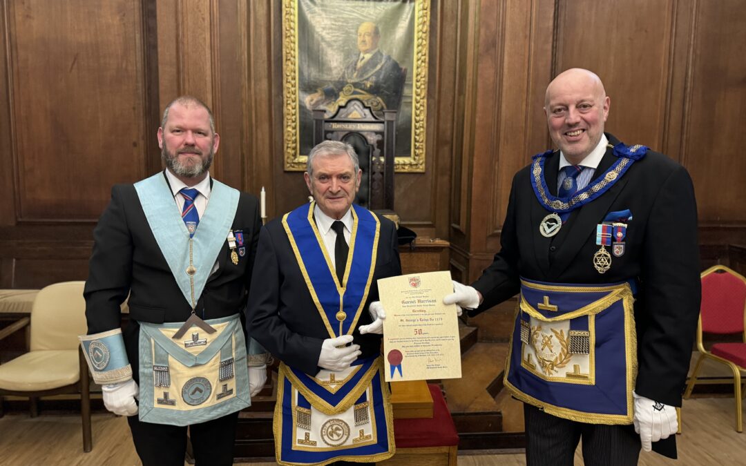 Garnet Harrison: 50 Years in Freemasonry