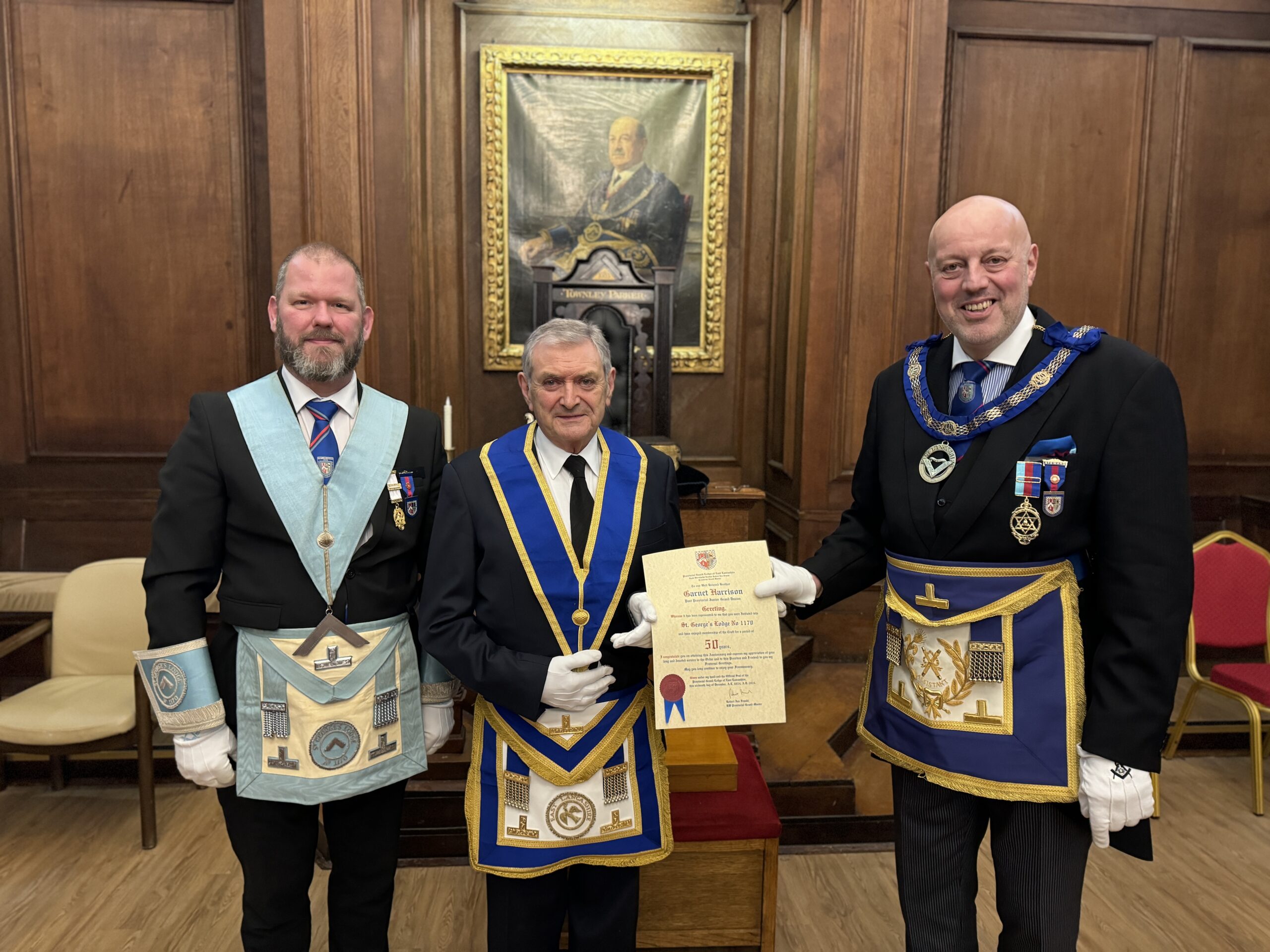 Garnet Harrison: 50 Years in Freemasonry