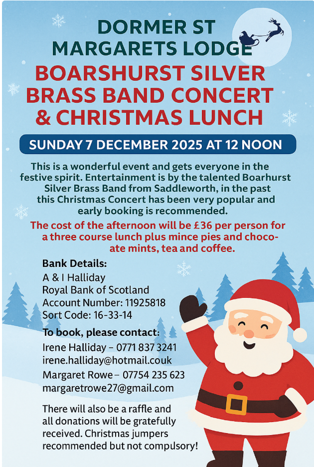 Dormer Xmas Flyer 2