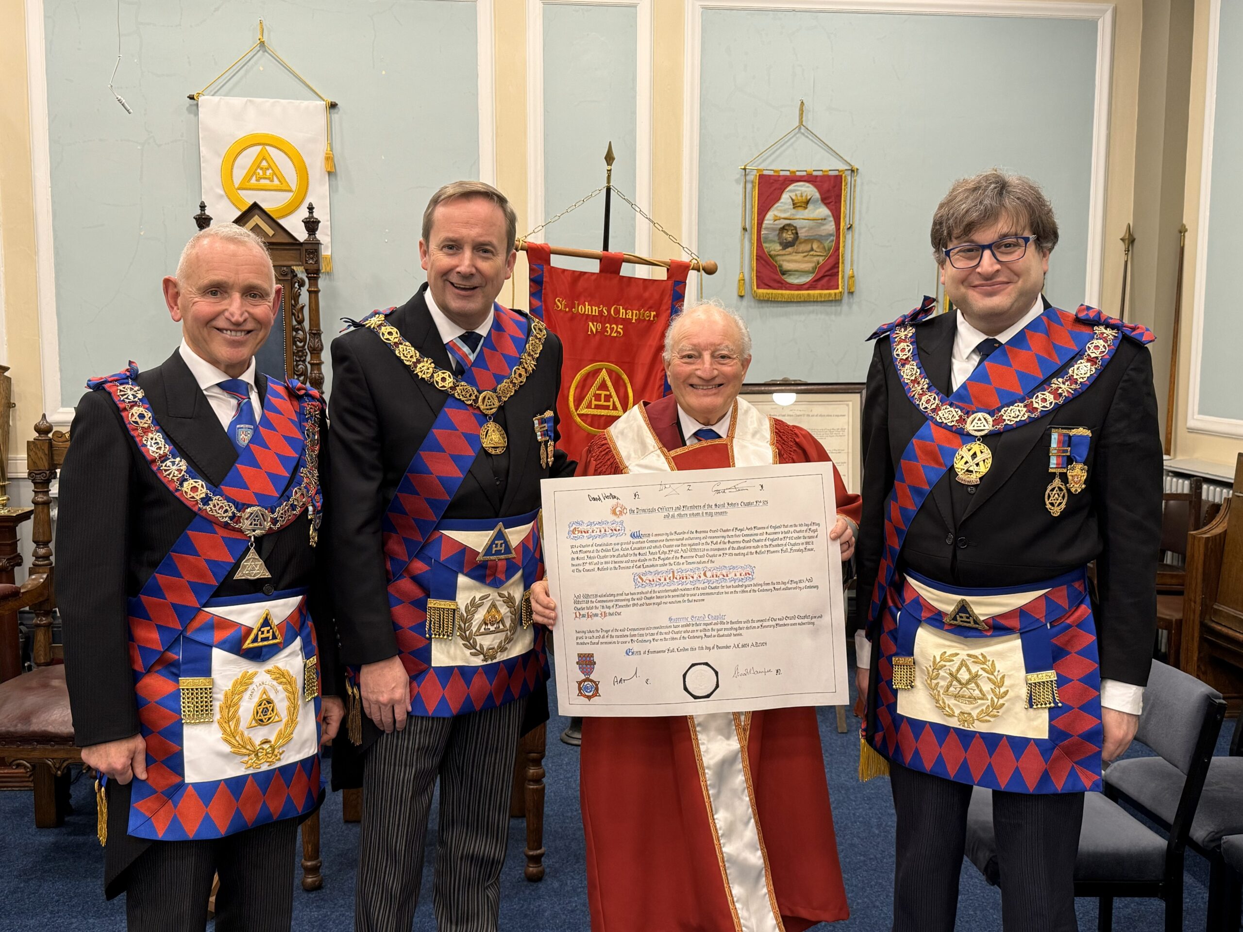 The Bicentenary Celebration of St John’s Chapter on 4 December 2025